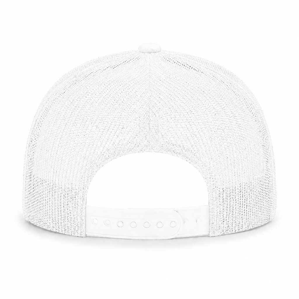Casquette Trucker Signature VD Blanche — Brodée dans notre atelier à Béziers | Cent Vingt Trois