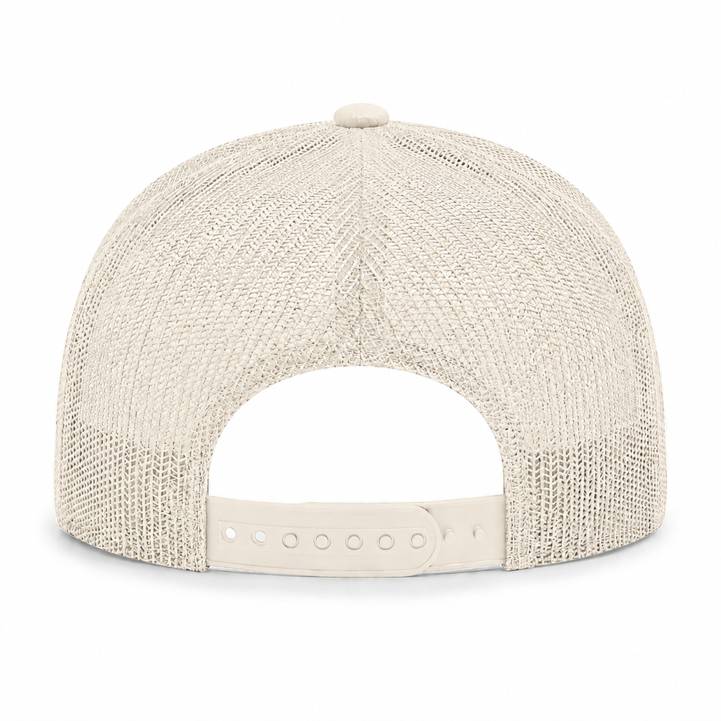 Casquette Trucker Signature VD Ivoire — Brodée dans notre atelier à Béziers | Cent Vingt Trois