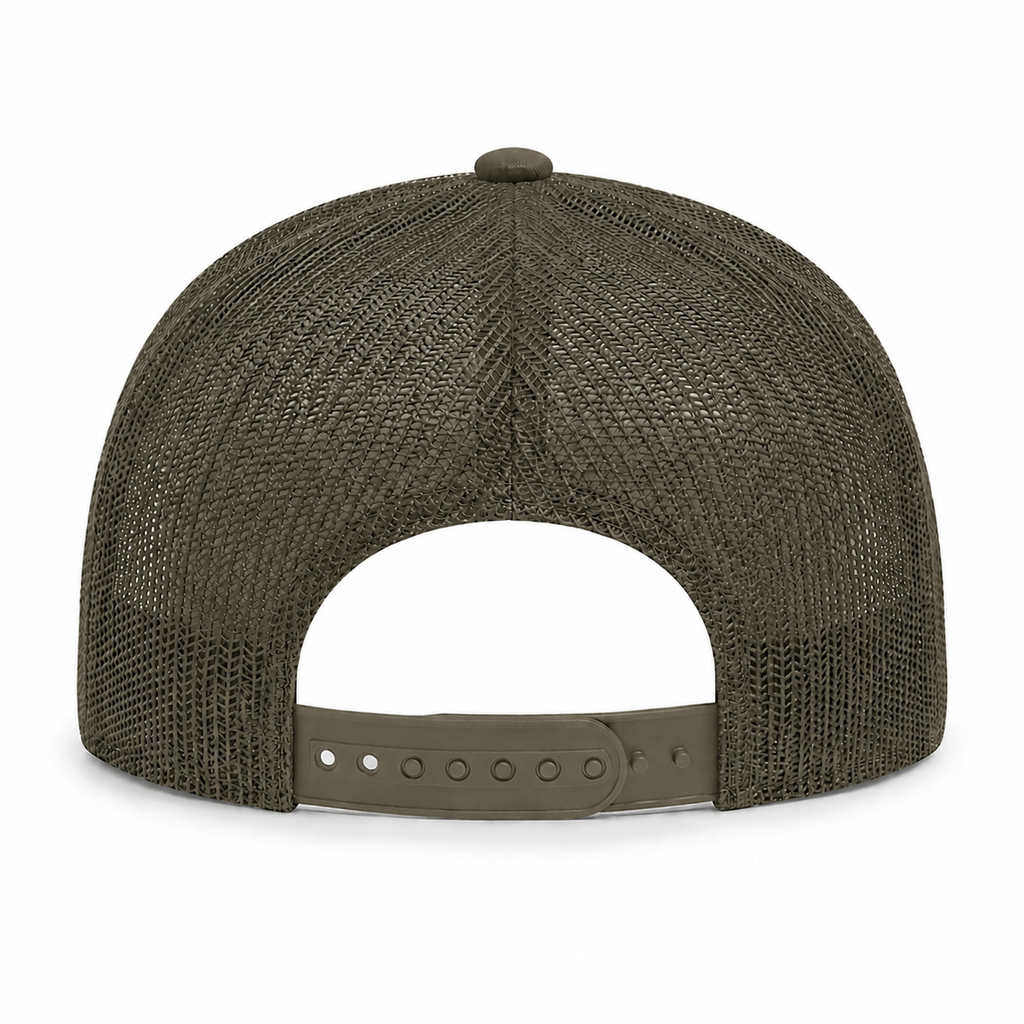 Casquette Trucker Signature VD Kaki — Brodée dans notre atelier à Béziers | Cent Vingt Trois