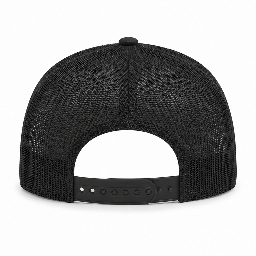 Casquette Trucker Signature VD Noire — Brodée dans notre atelier à Béziers | Cent Vingt Trois
