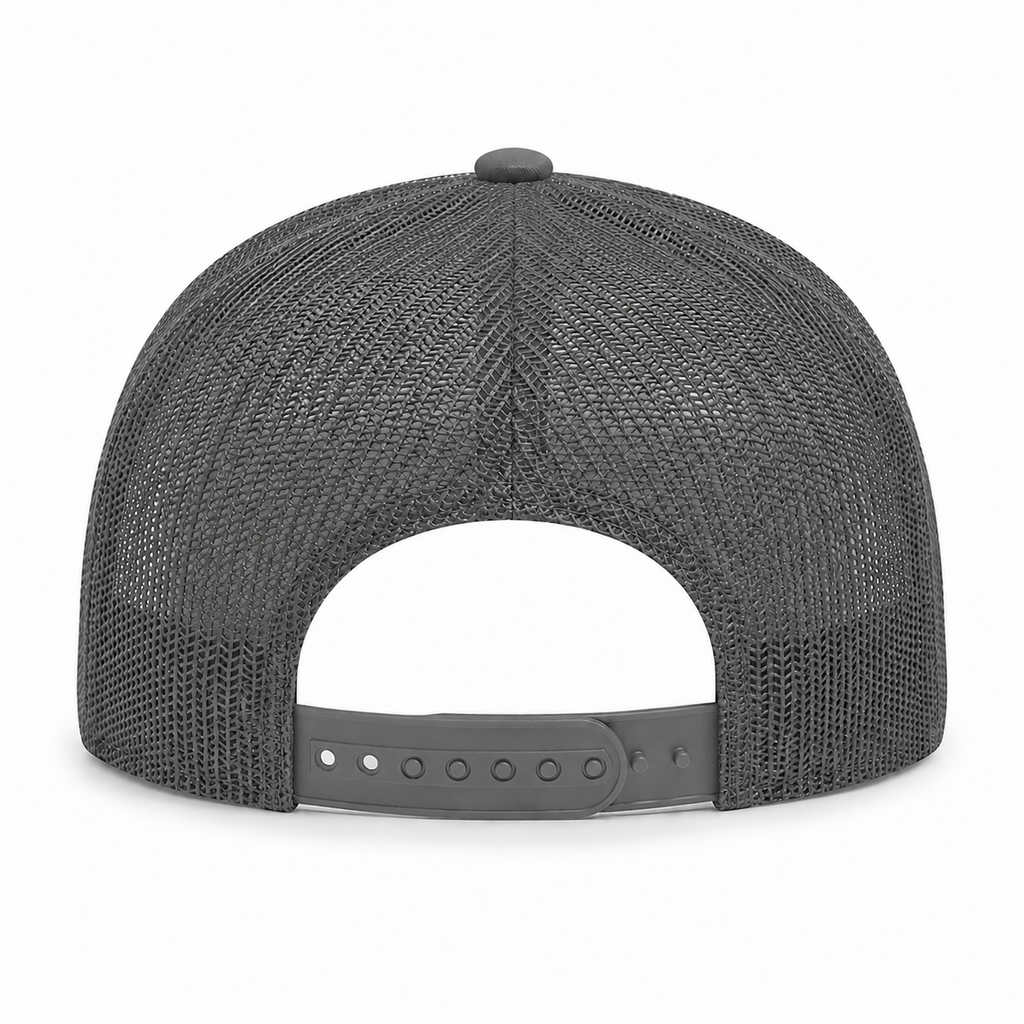 Casquette Trucker Signature VD Iron Grey — Brodée dans notre atelier à Béziers | Cent Vingt Trois
