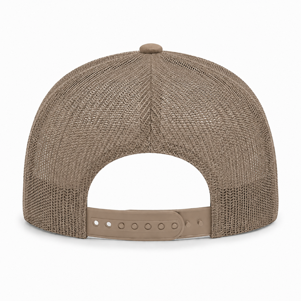 Casquette Trucker Signature VD Sable — Brodée dans notre atelier à Béziers | Cent Vingt Trois