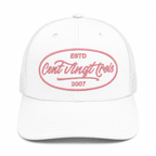 Casquette Trucker Signature VD Blanche — Brodée dans notre atelier à Béziers | Cent Vingt Trois