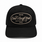 Casquette Trucker Signature VD Noire & Ivoire — Brodée dans notre atelier à Béziers | Cent Vingt Trois