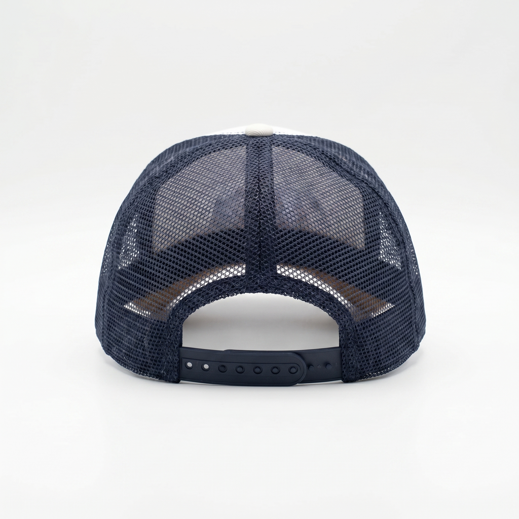 Casquette Trucker Légendaire Curcuma & Marine — Rugby streetwear | Cent Vingt Trois