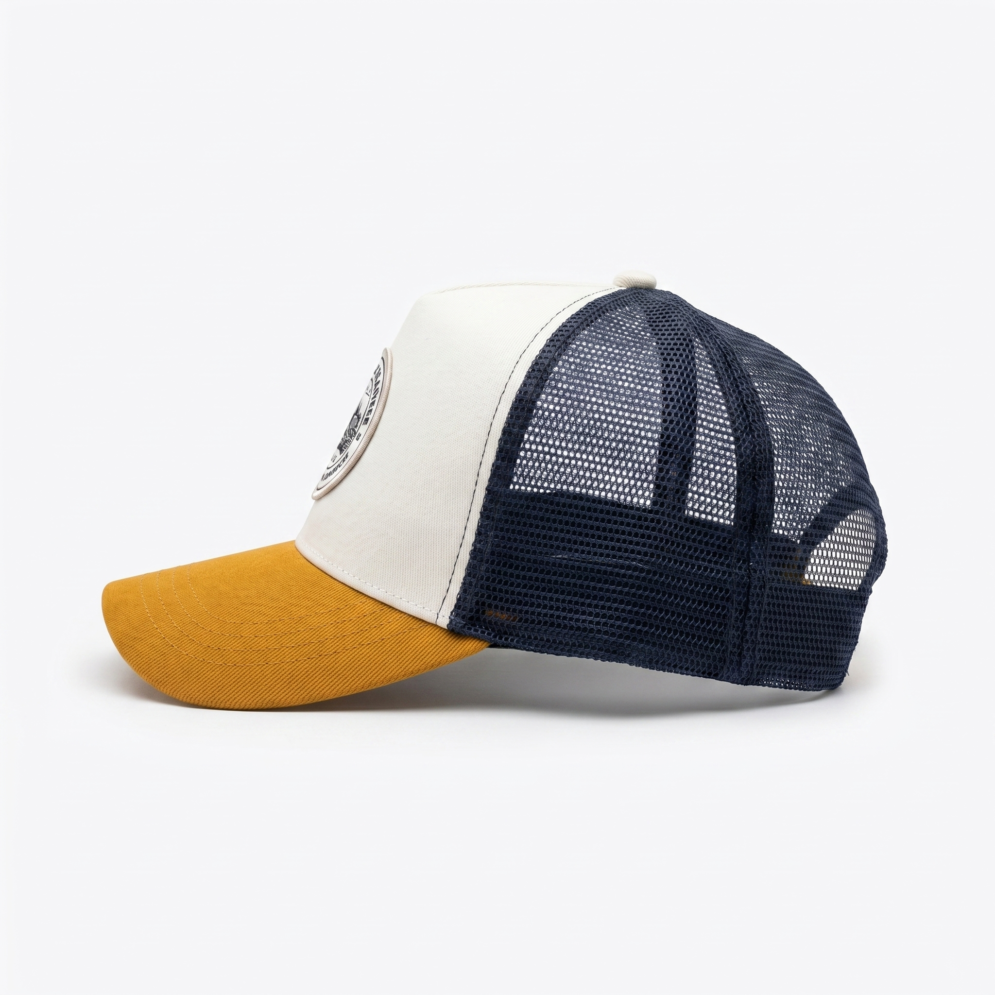 Casquette Retro Trucker - Légendaire - Snapback réglable - Curcuma & Marine