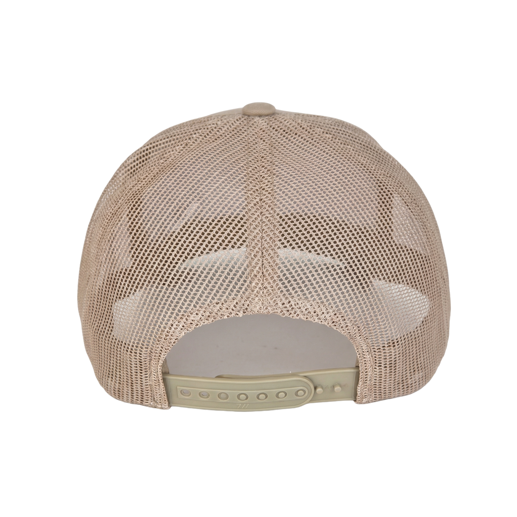 Casquette Trucker Légendaire Sable & Noir — Douceur et caractère | Cent Vingt Trois