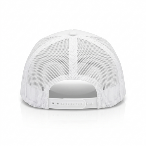 Casquette Retro Trucker - Légendaire - Snapback réglable - Blanc & Marine