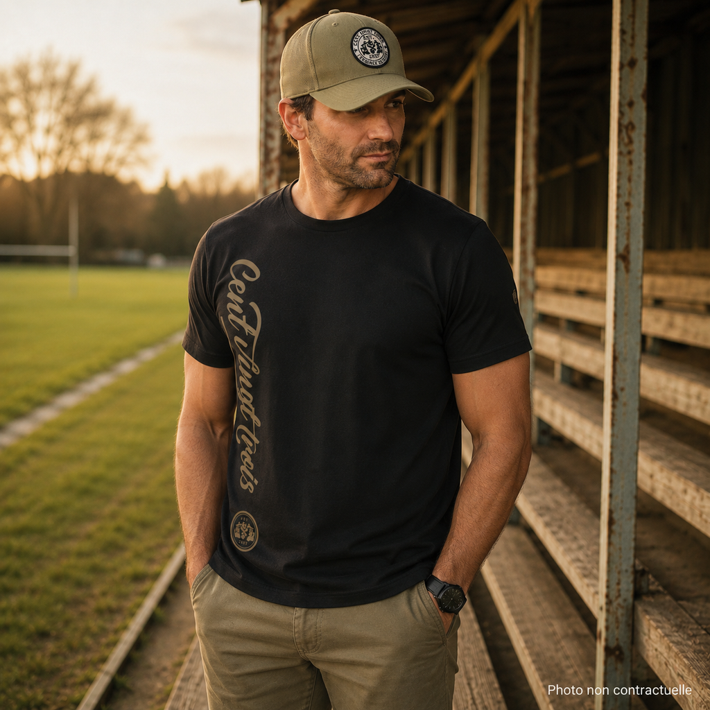 Casquette Trucker Légendaire Kaki — L'essentiel du streetwear rugby | Cent Vingt Trois