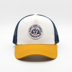 Casquette Trucker Légendaire Curcuma & Marine — Rugby streetwear | Cent Vingt Trois