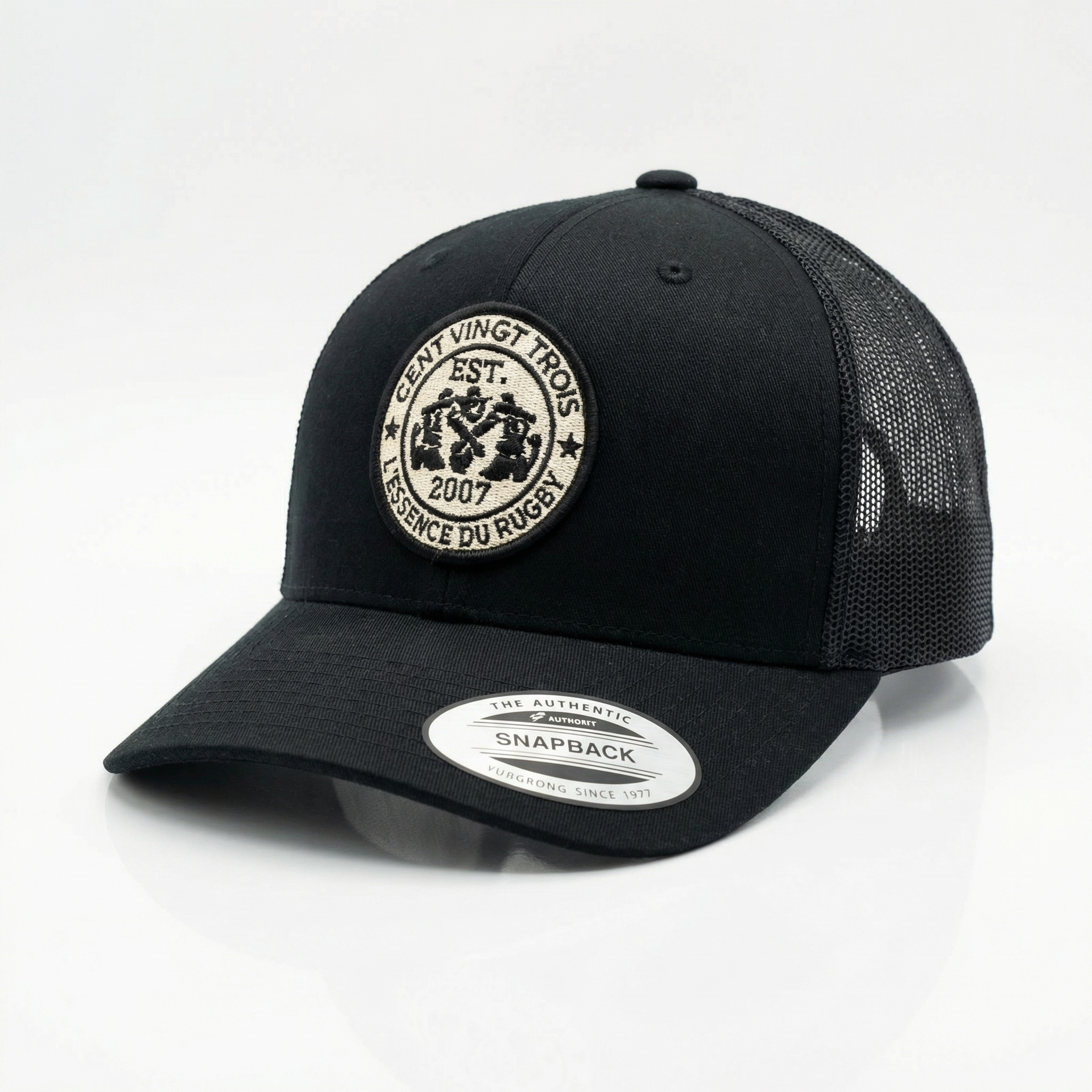 Casquette Trucker Légendaire Noir — L'intemporel du rugby streetwear | Cent Vingt Trois