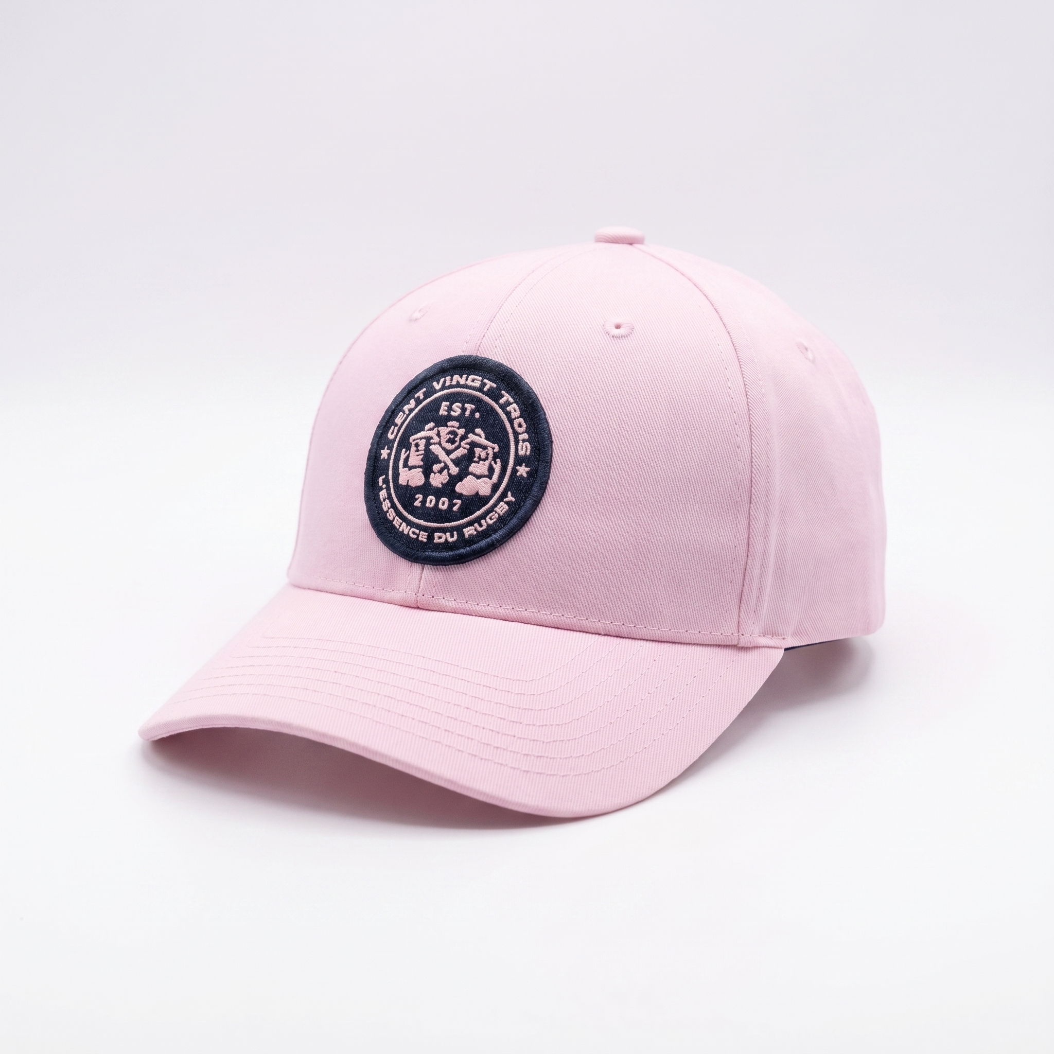 Casquette Snapback Légendaire Rose — Le rugby streetwear qui ose | Cent Vingt Trois