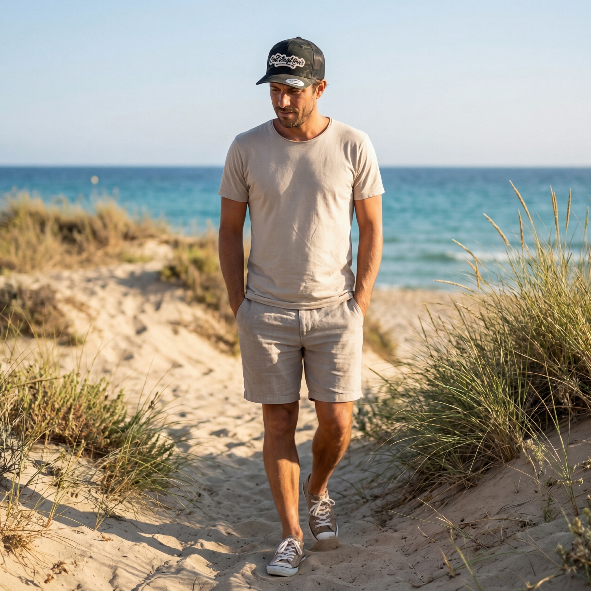 Casquette Retro Trucker - Signature - Snapback réglable - Camouflage