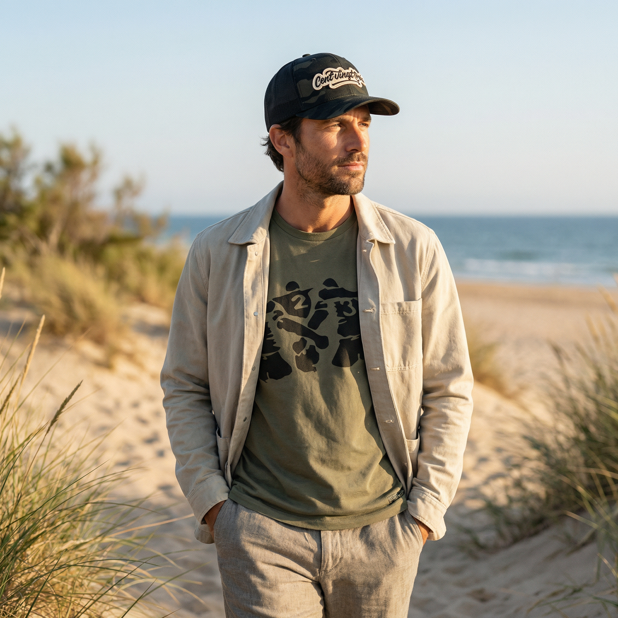 Casquette Retro Trucker - Signature - Snapback réglable - Camouflage