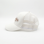 Casquette Trucker Signature Ivoire & Doré — La signature dorée de Cent Vingt Trois | Cent Vingt Trois