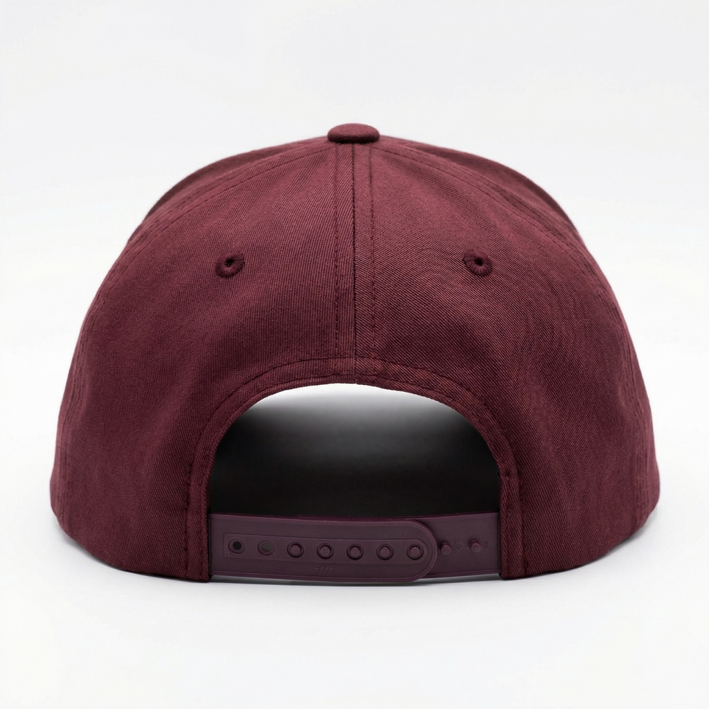 Casquette Snapback Signature Bordeaux — La couleur du sud dans le rugby streetwear | Cent Vingt Trois