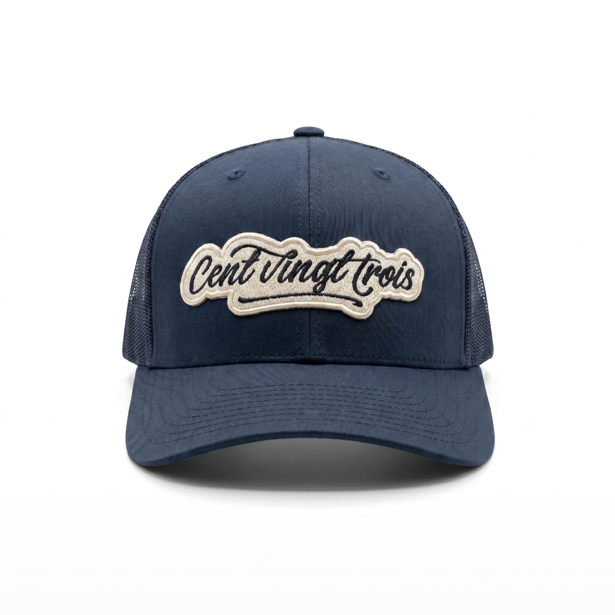 Casquette Trucker Signature Marine — La Signature dans sa version classique | Cent Vingt Trois