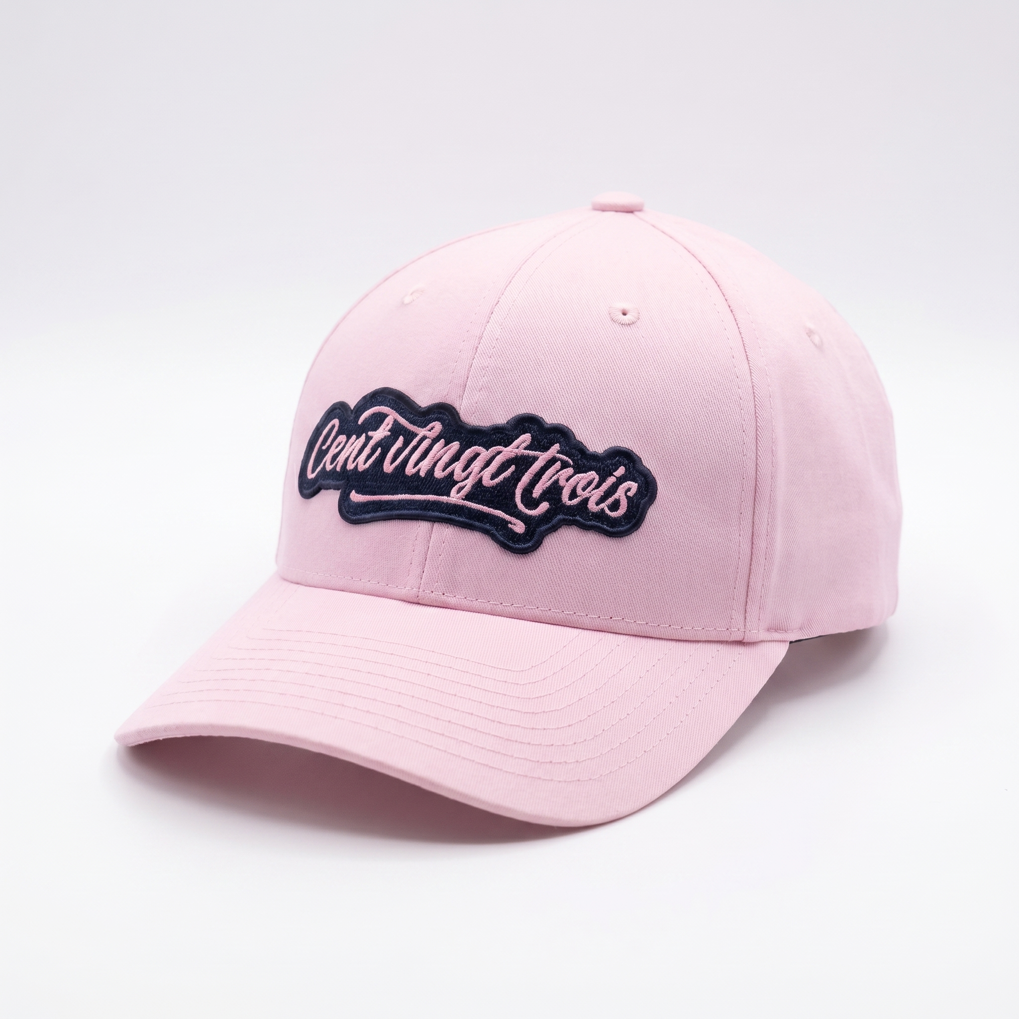 Casquette Snapback classique incurvée - Signature - Rose