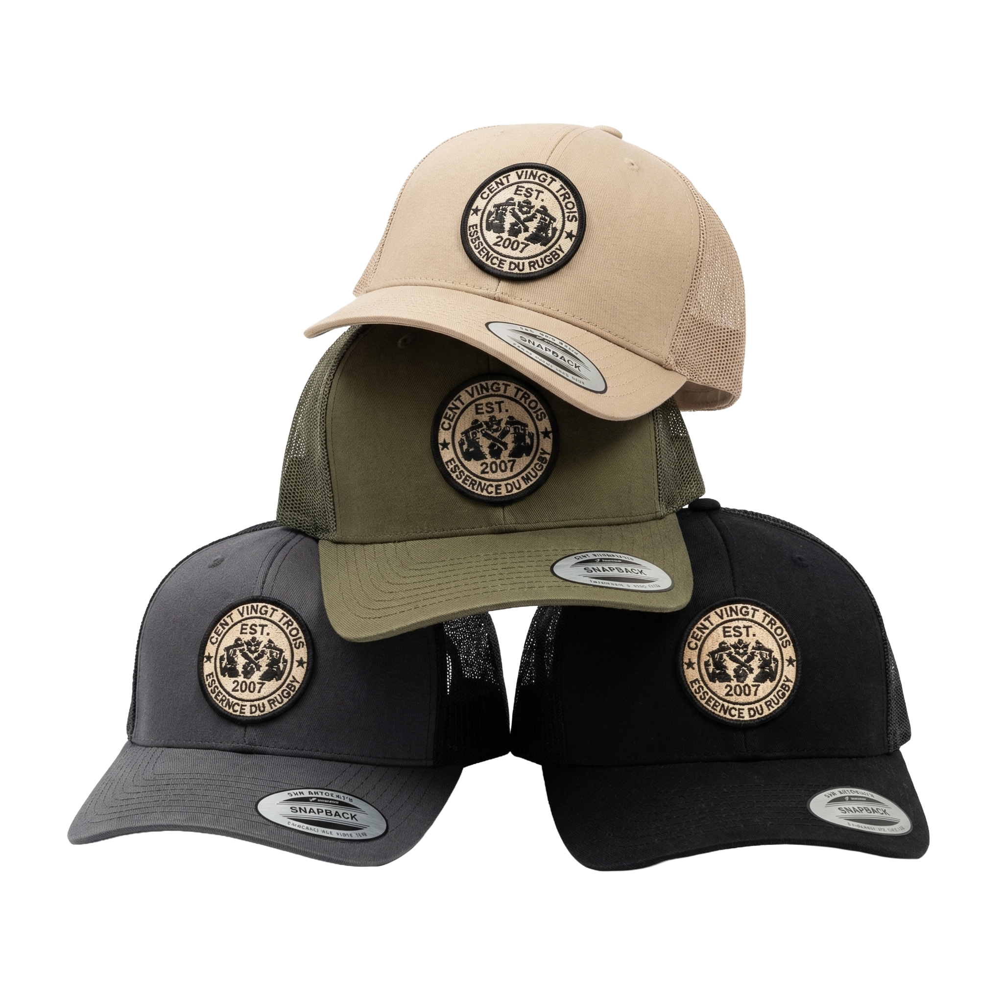 Casquette Retro Trucker - Légendaire - Snapback réglable - Kaki