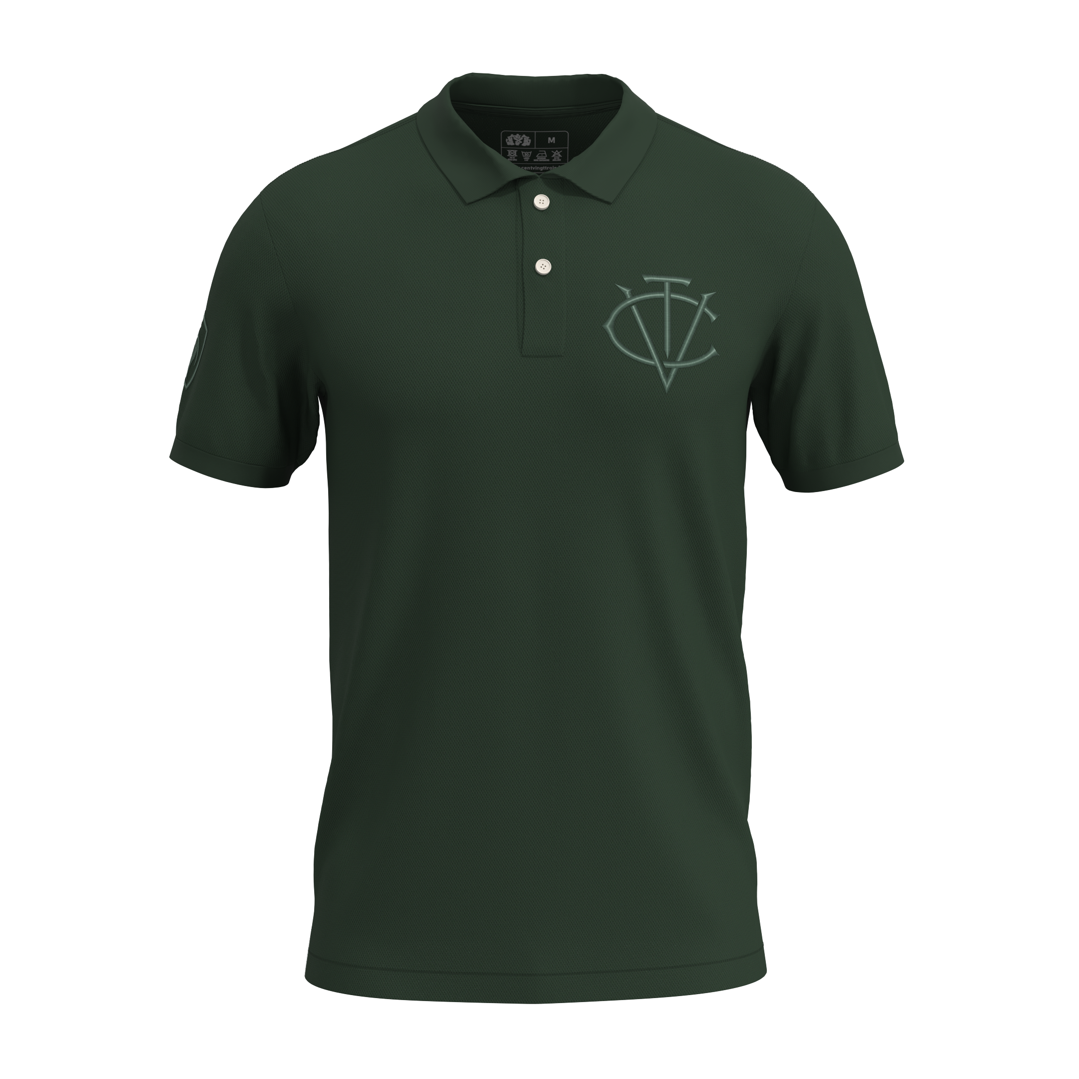 Polo Héritage CVT — Édition Brodée Ton sur Ton, Atelier Béziers | Cent Vingt Trois