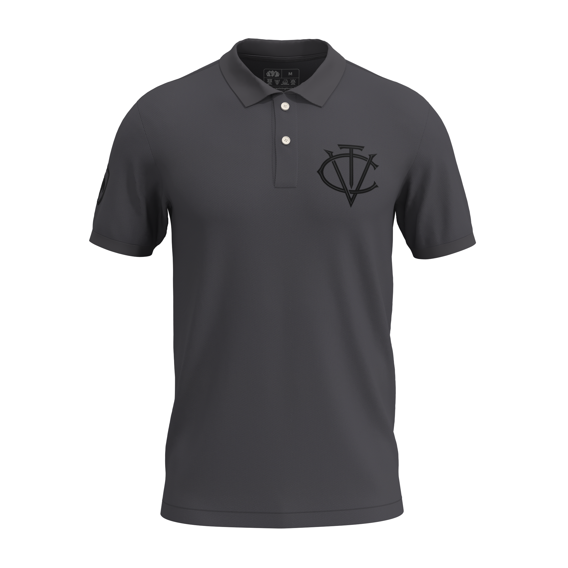 Polo Héritage CVT — Édition Brodée Ton sur Ton, Atelier Béziers | Cent Vingt Trois