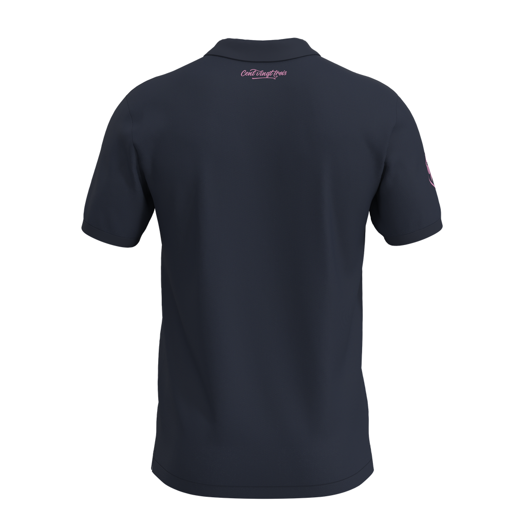 Polo Héritage CVT — Édition Brodée Ton sur Ton, Atelier Béziers | Cent Vingt Trois