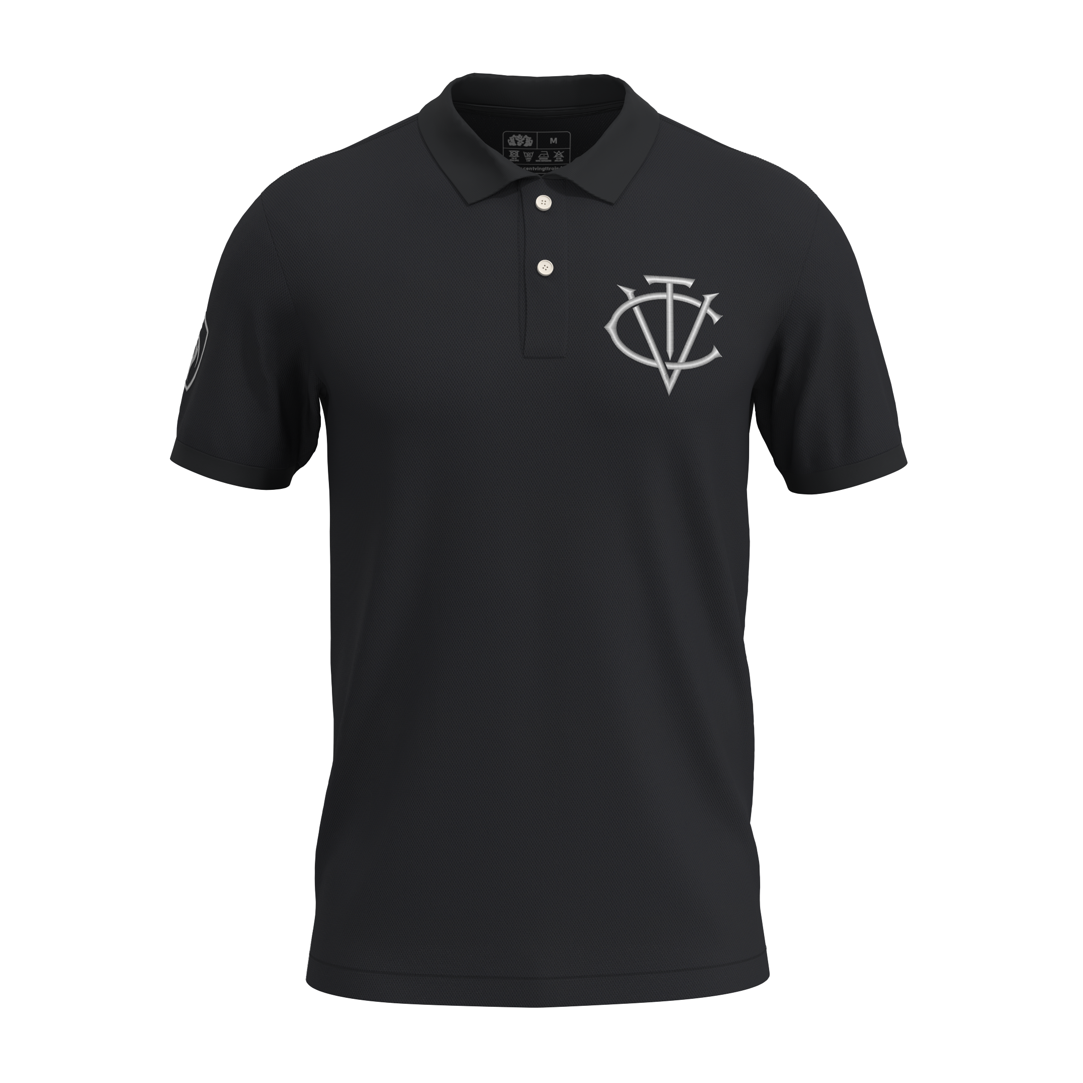 Polo Héritage CVT — Édition Brodée Ton sur Ton, Atelier Béziers | Cent Vingt Trois