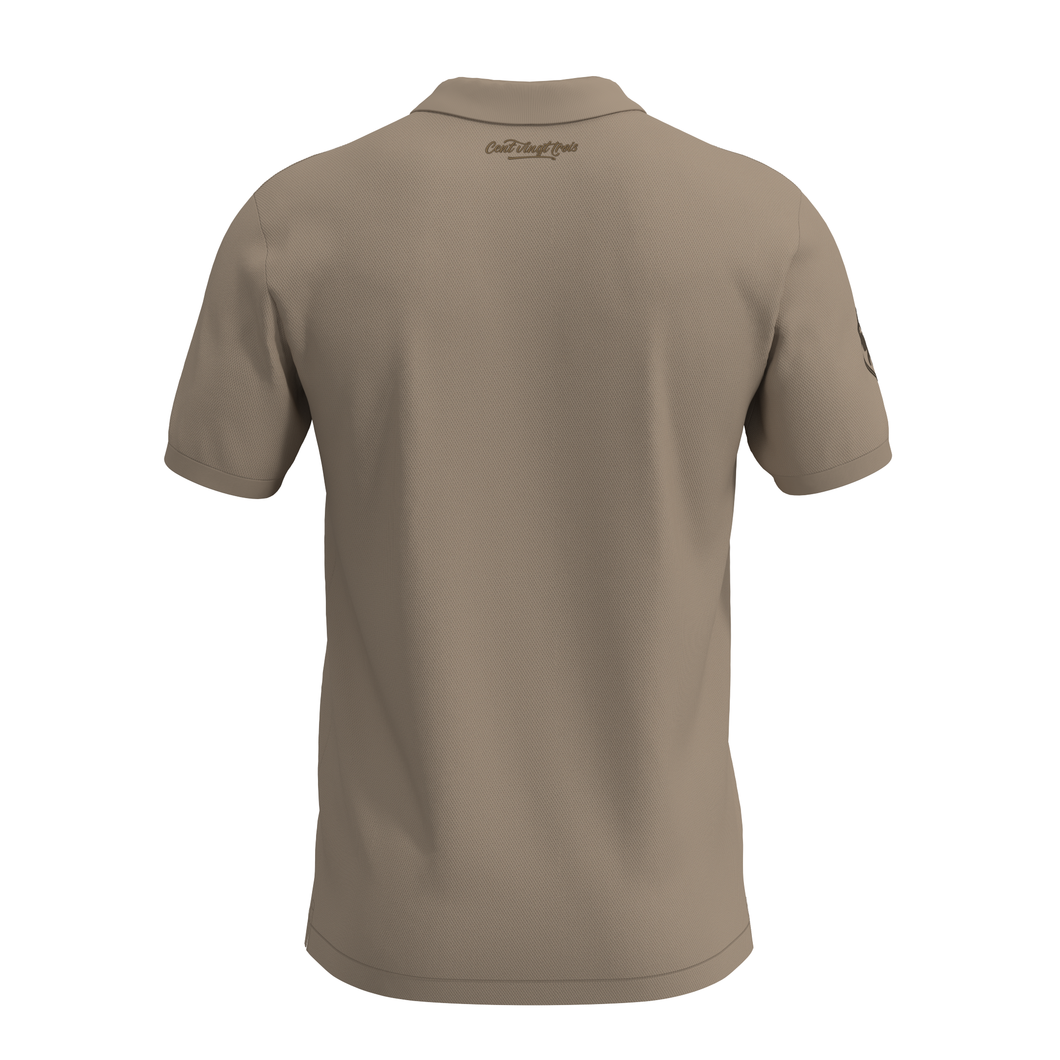Polo Héritage CVT — Édition Brodée Ton sur Ton, Atelier Béziers | Cent Vingt Trois