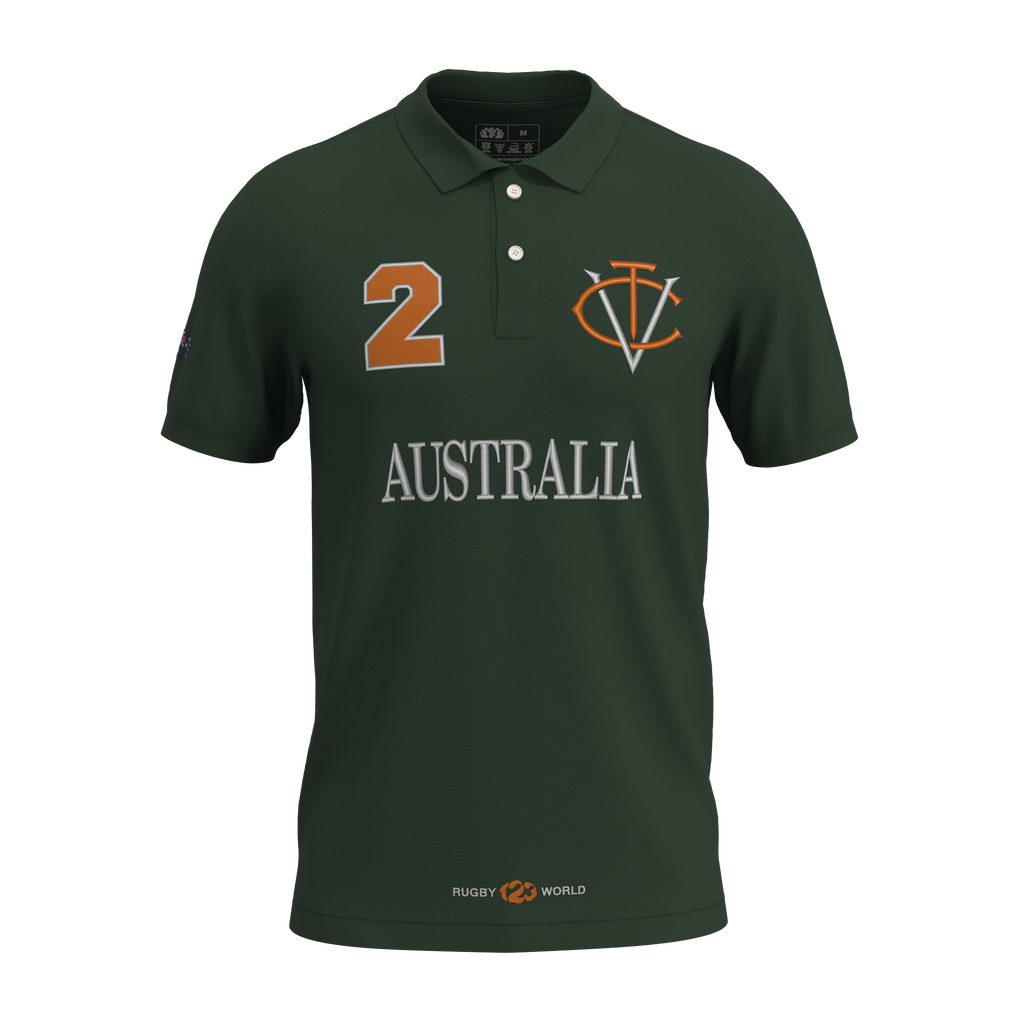 Polo Héritage NATION - AUSTRALIA - Brodé dans notre atelier à Béziers | Cent Vingt Trois