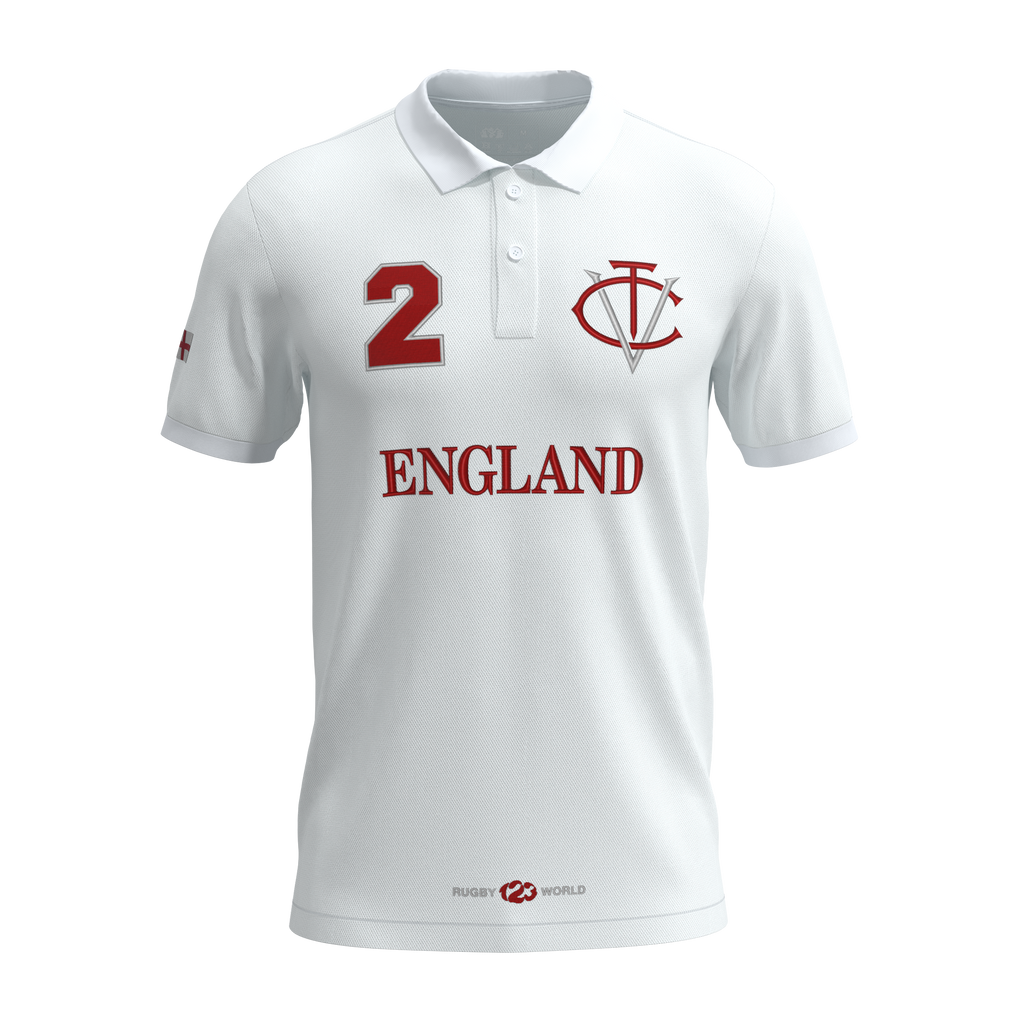 Polo Héritage NATION - ENGLAND - Brodé dans notre atelier à Béziers | Cent Vingt Trois