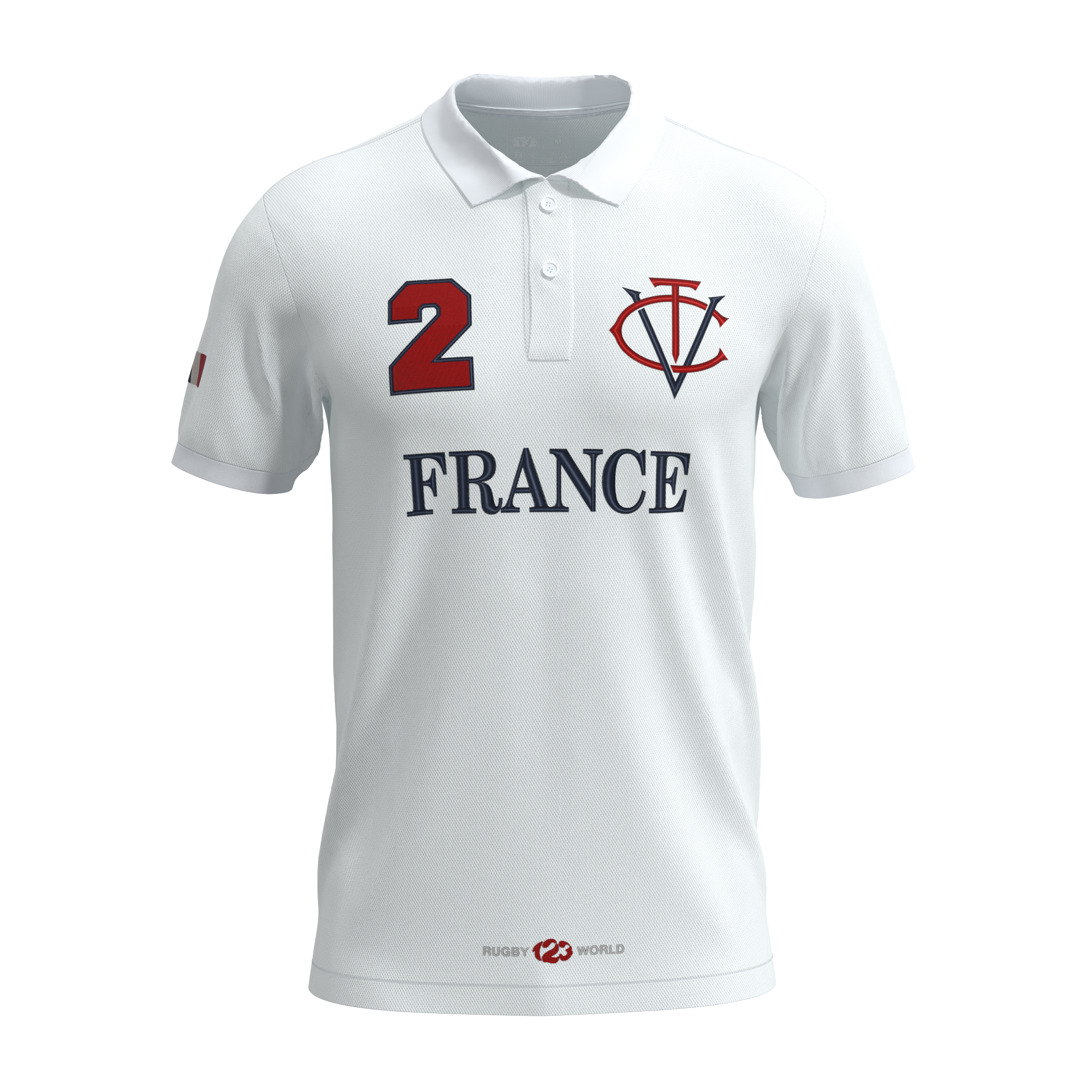 Polo Héritage NATION - FRANCE - Brodé dans notre atelier à Béziers | Cent Vingt Trois