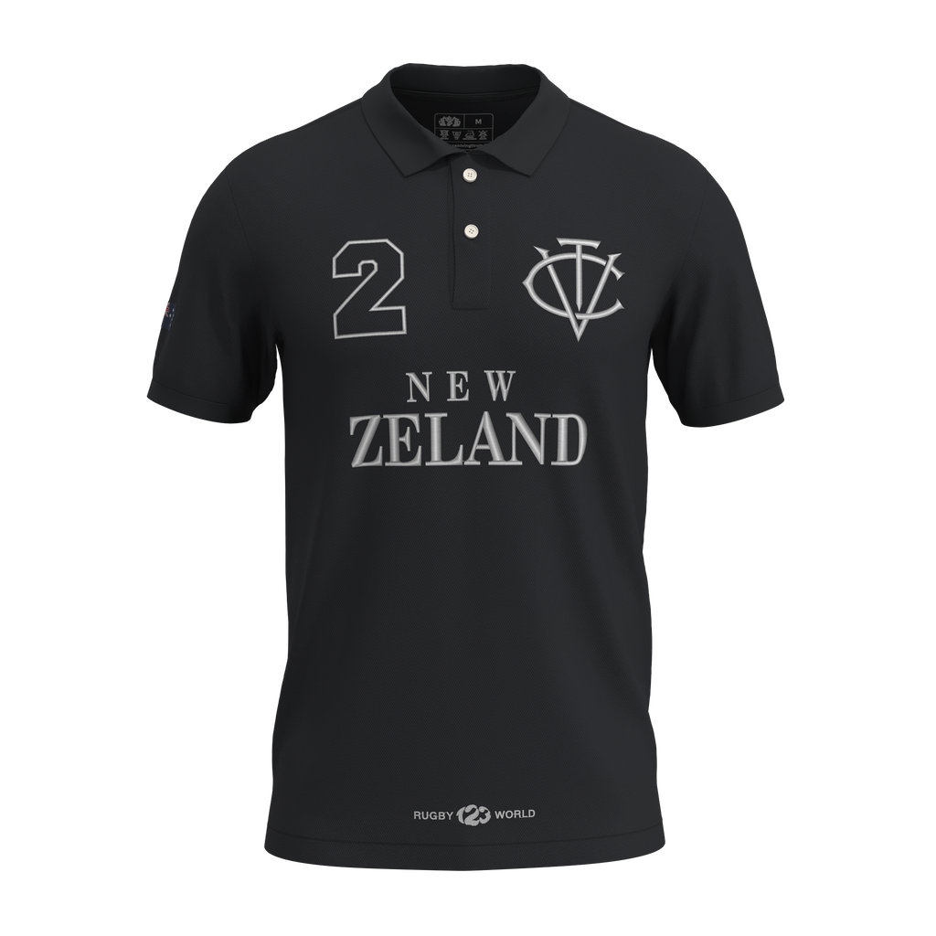 Polo Héritage NATION - NEW ZELAND - Brodé dans notre atelier à Béziers | Cent Vingt Trois