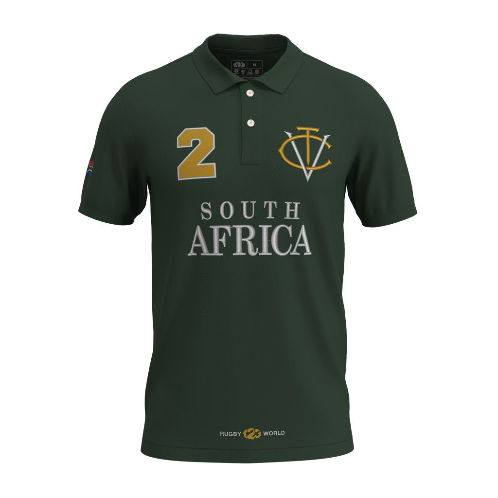 Polo Héritage NATION - SOUTH AFRICA - Brodé dans notre atelier à Béziers | Cent Vingt Trois