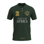 Polo Héritage NATION - SOUTH AFRICA - Brodé dans notre atelier à Béziers | Cent Vingt Trois