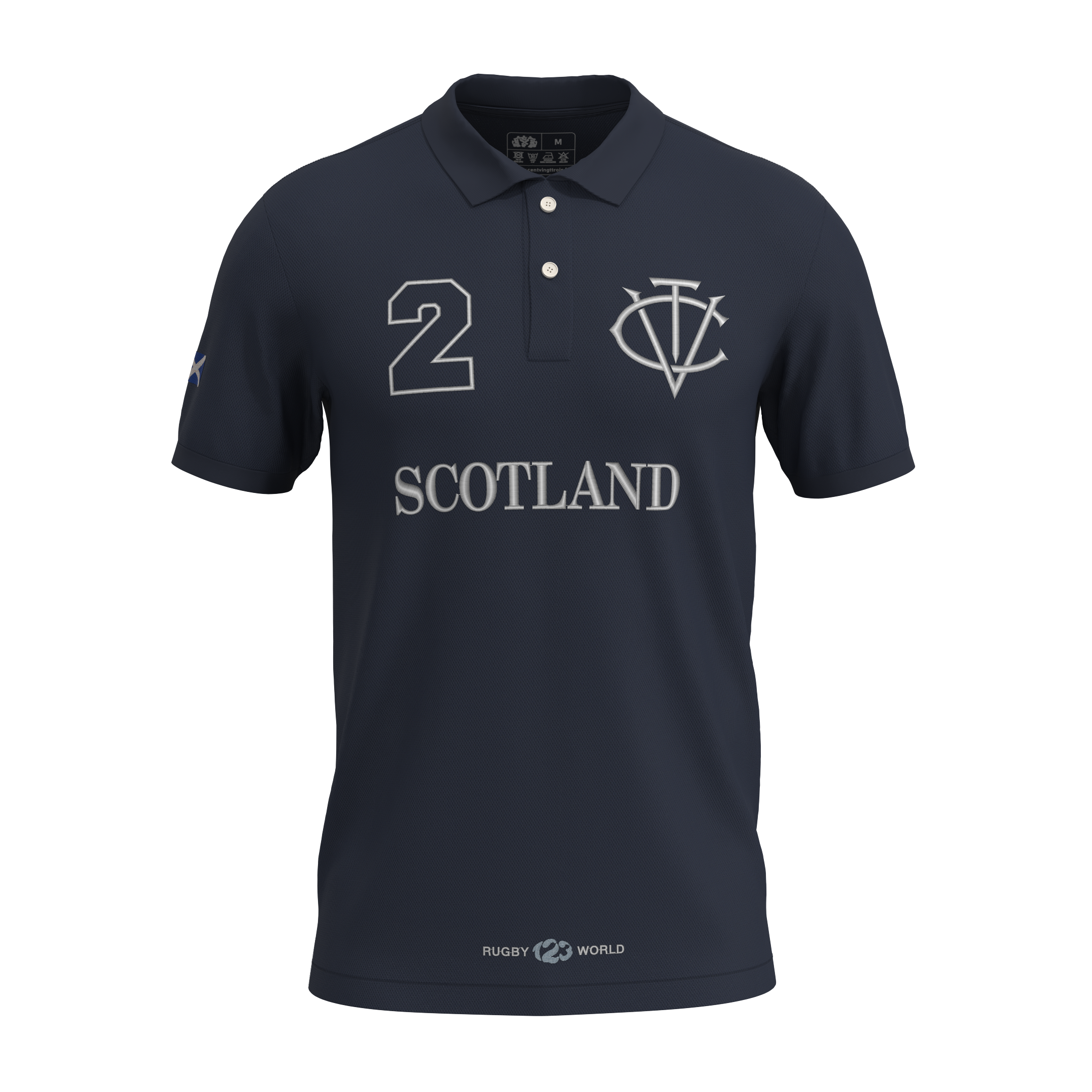 Polo Héritage NATION - SCOTLAND - Brodé dans notre atelier à Béziers | Cent Vingt Trois