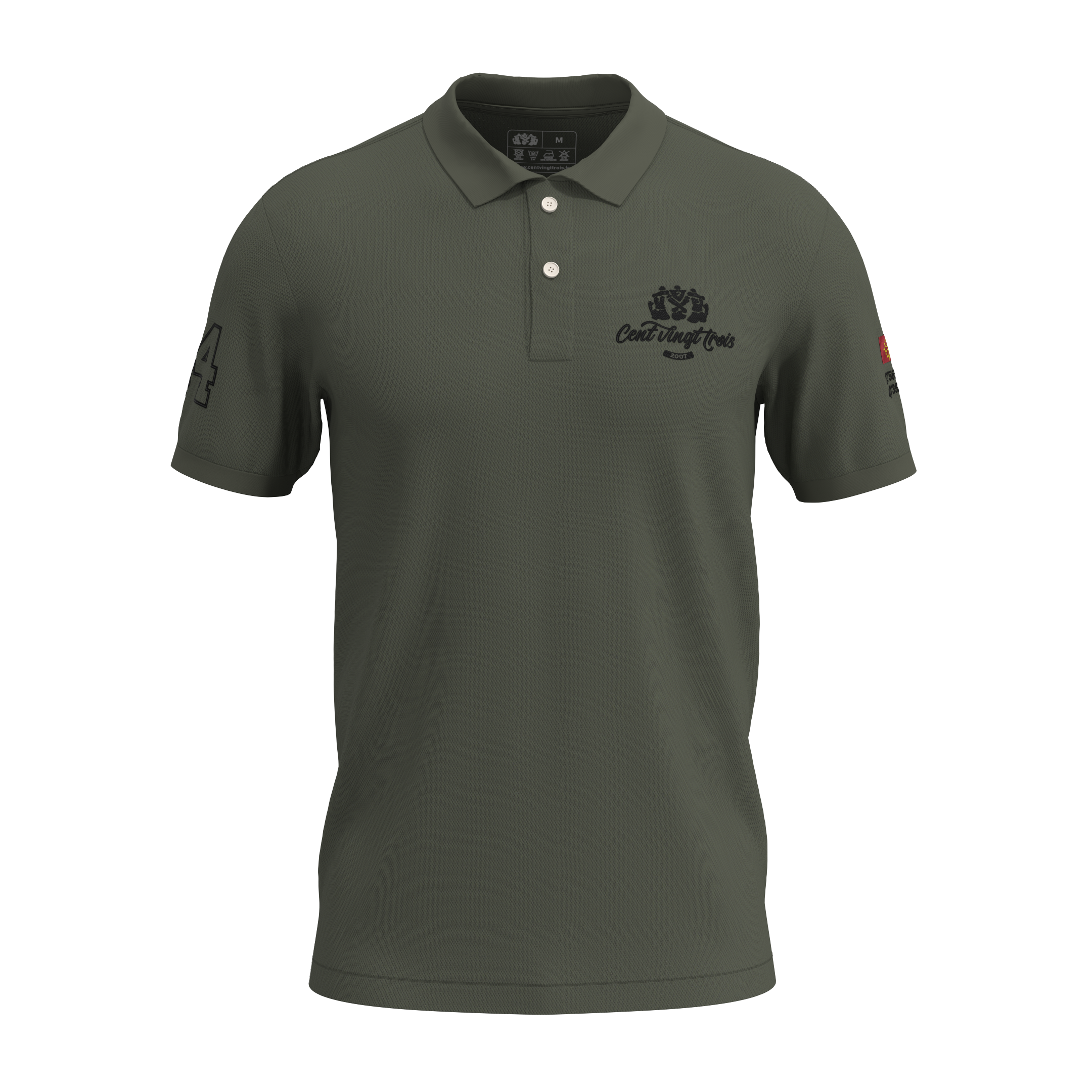 Polo Héritage OCCITANIE - Brodé dans notre atelier à Béziers | Cent Vingt Trois