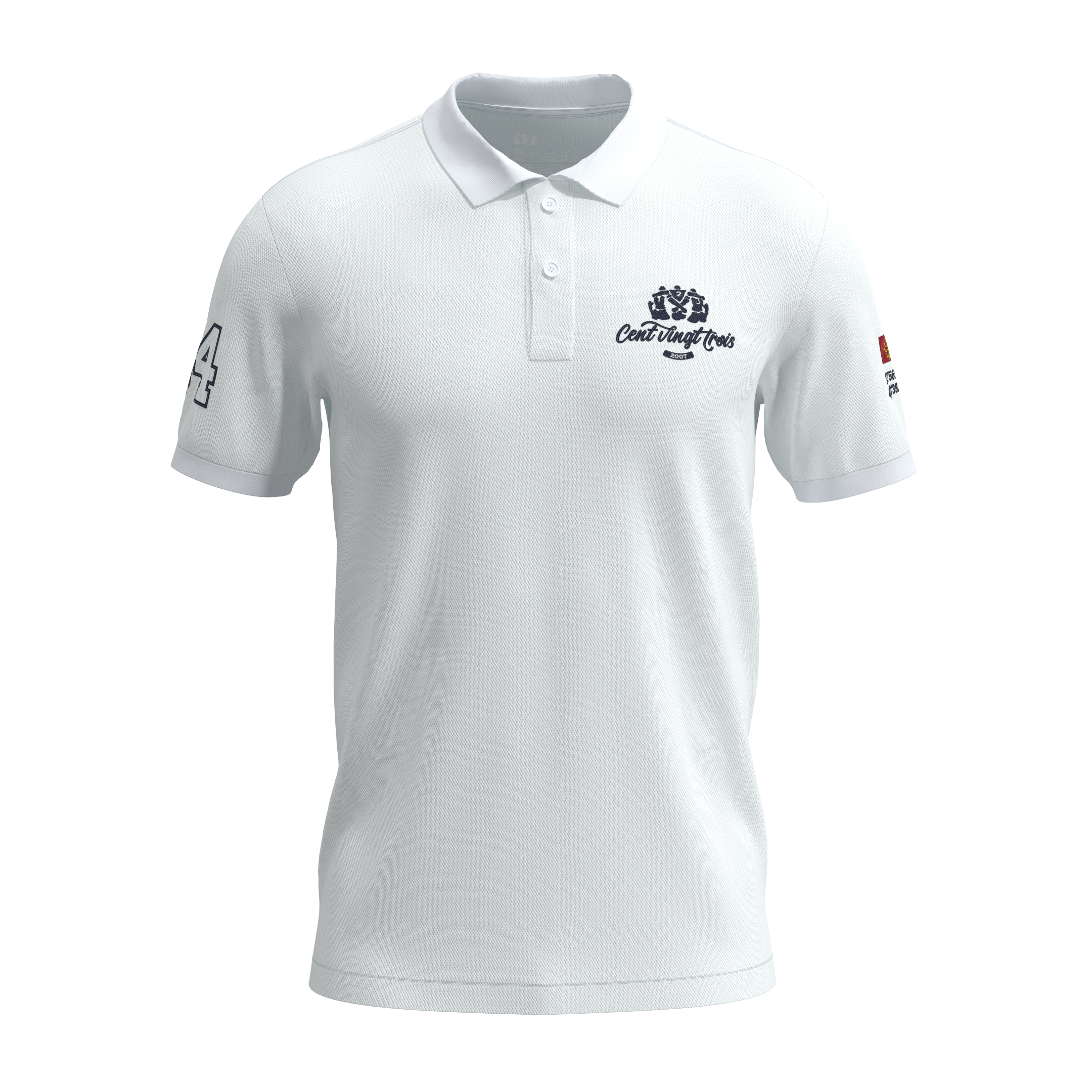 Polo Héritage OCCITANIE - Brodé dans notre atelier à Béziers | Cent Vingt Trois