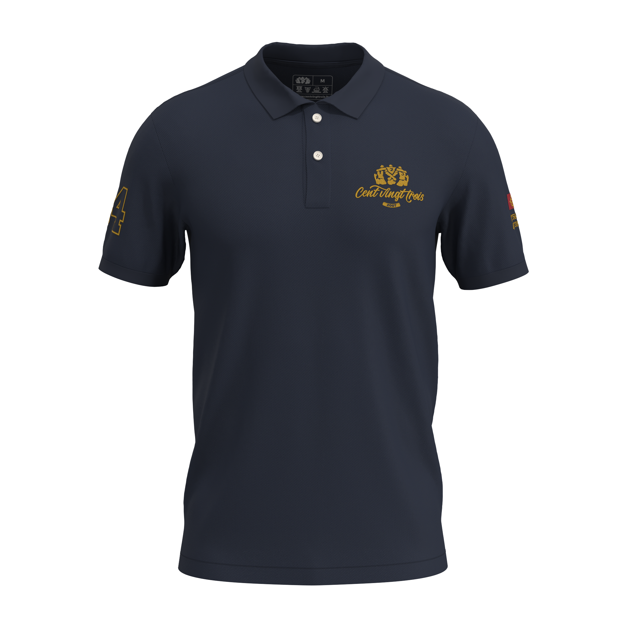 Polo Héritage OCCITANIE - Brodé dans notre atelier à Béziers | Cent Vingt Trois