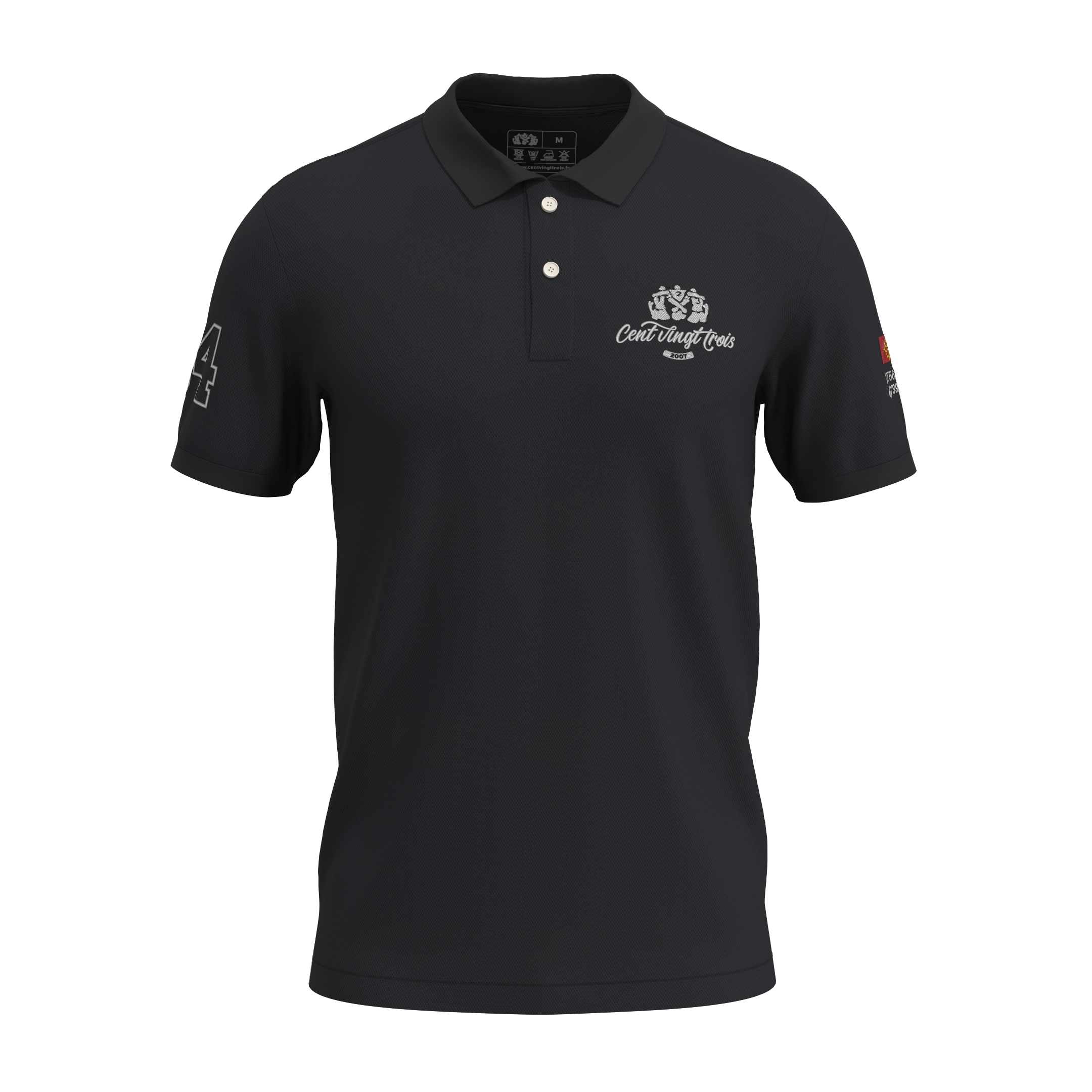 Polo Héritage OCCITANIE - Brodé dans notre atelier à Béziers | Cent Vingt Trois