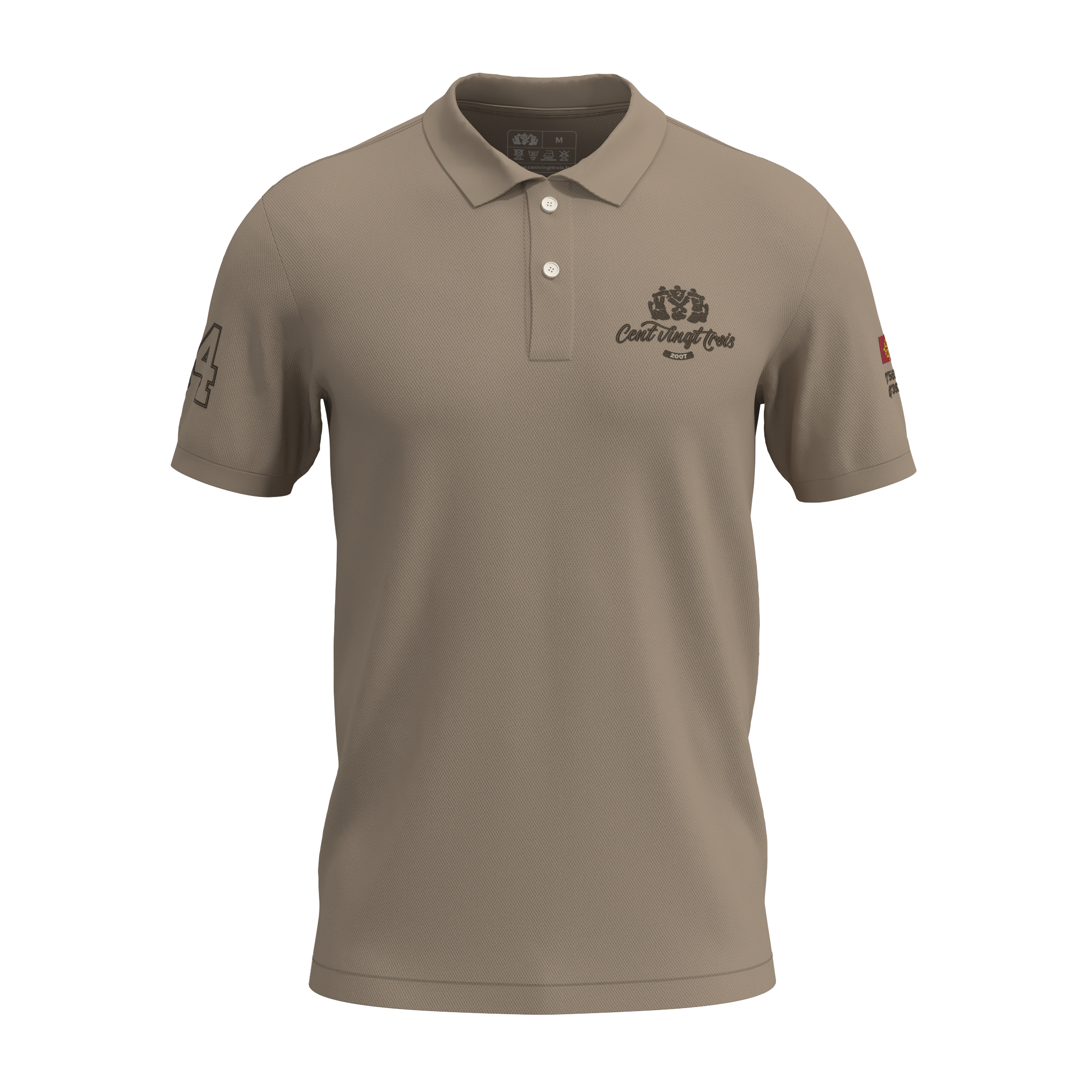 Polo Héritage OCCITANIE - Brodé dans notre atelier à Béziers | Cent Vingt Trois