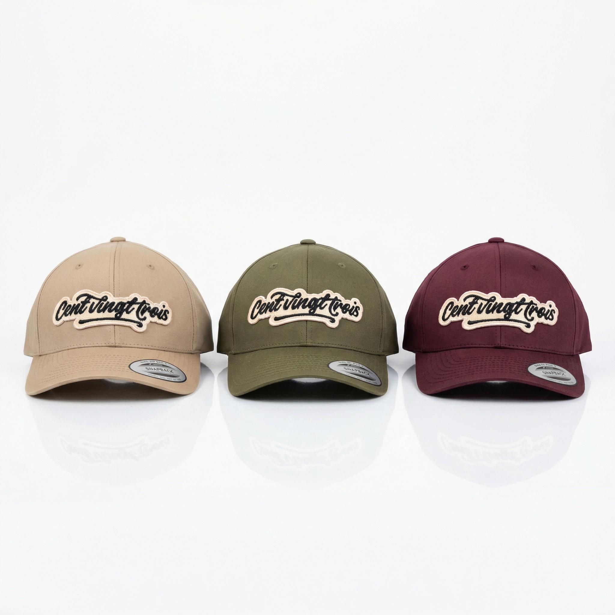 Casquette Snapback classique incurvée - Signature - Rose