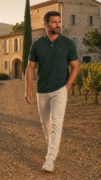 Polo Héritage 123 — Brodé dans notre atelier à Béziers | Cent Vingt Trois