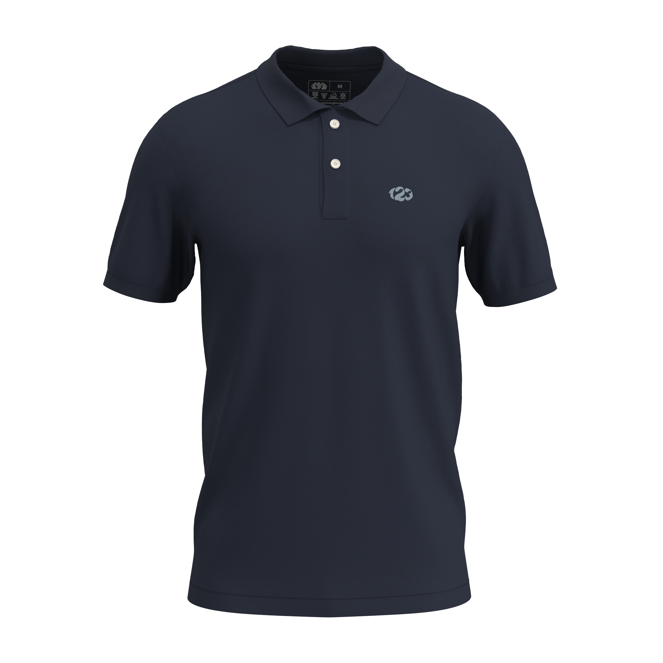 Polo Héritage 123 — Brodé dans notre atelier à Béziers | Cent Vingt Trois