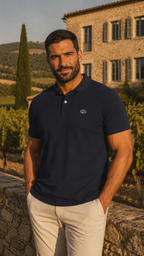 Polo Héritage 123 — Brodé dans notre atelier à Béziers | Cent Vingt Trois