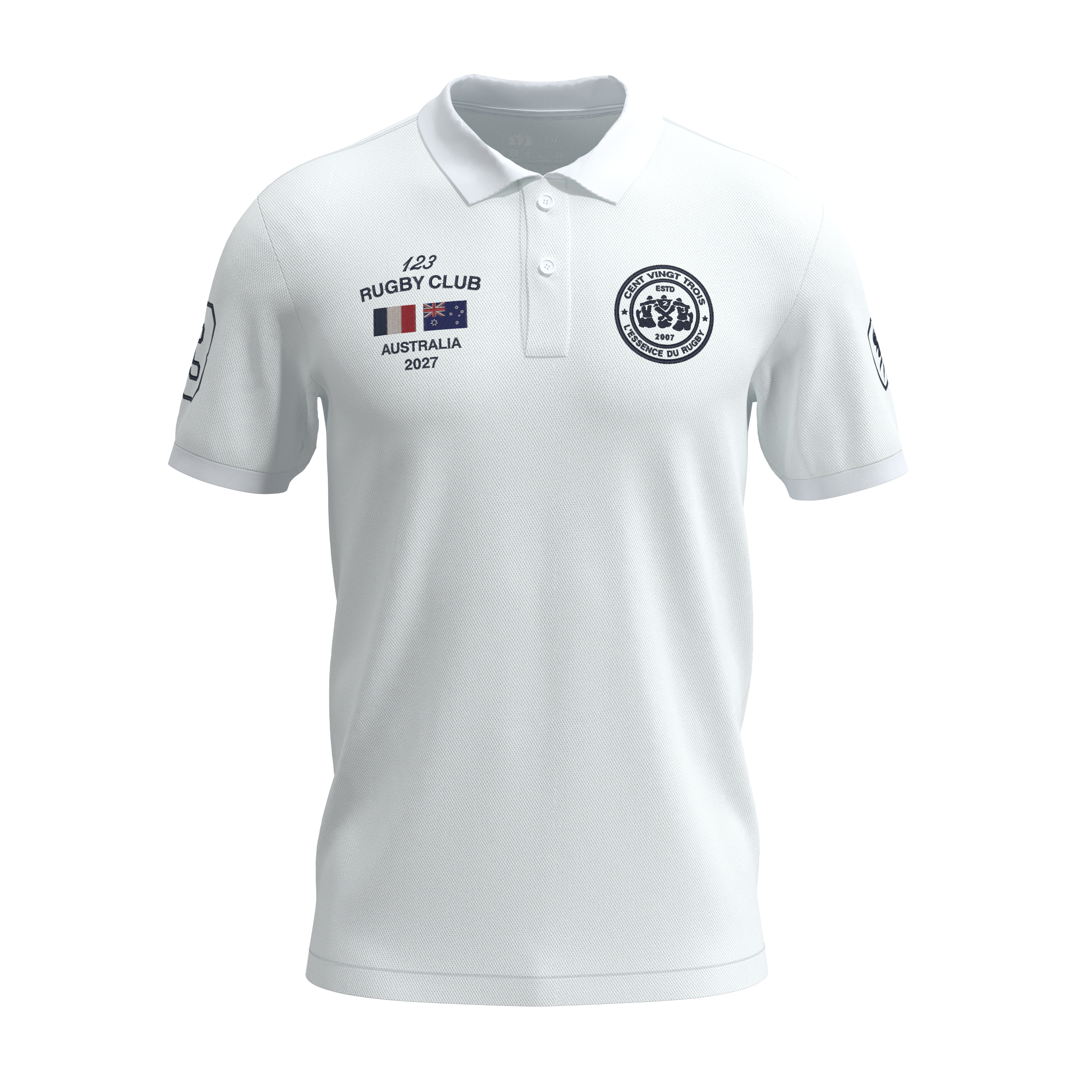Polo Héritage AUSTRALIA - Brodée dans notre atelier à Béziers | Cent Vingt Trois