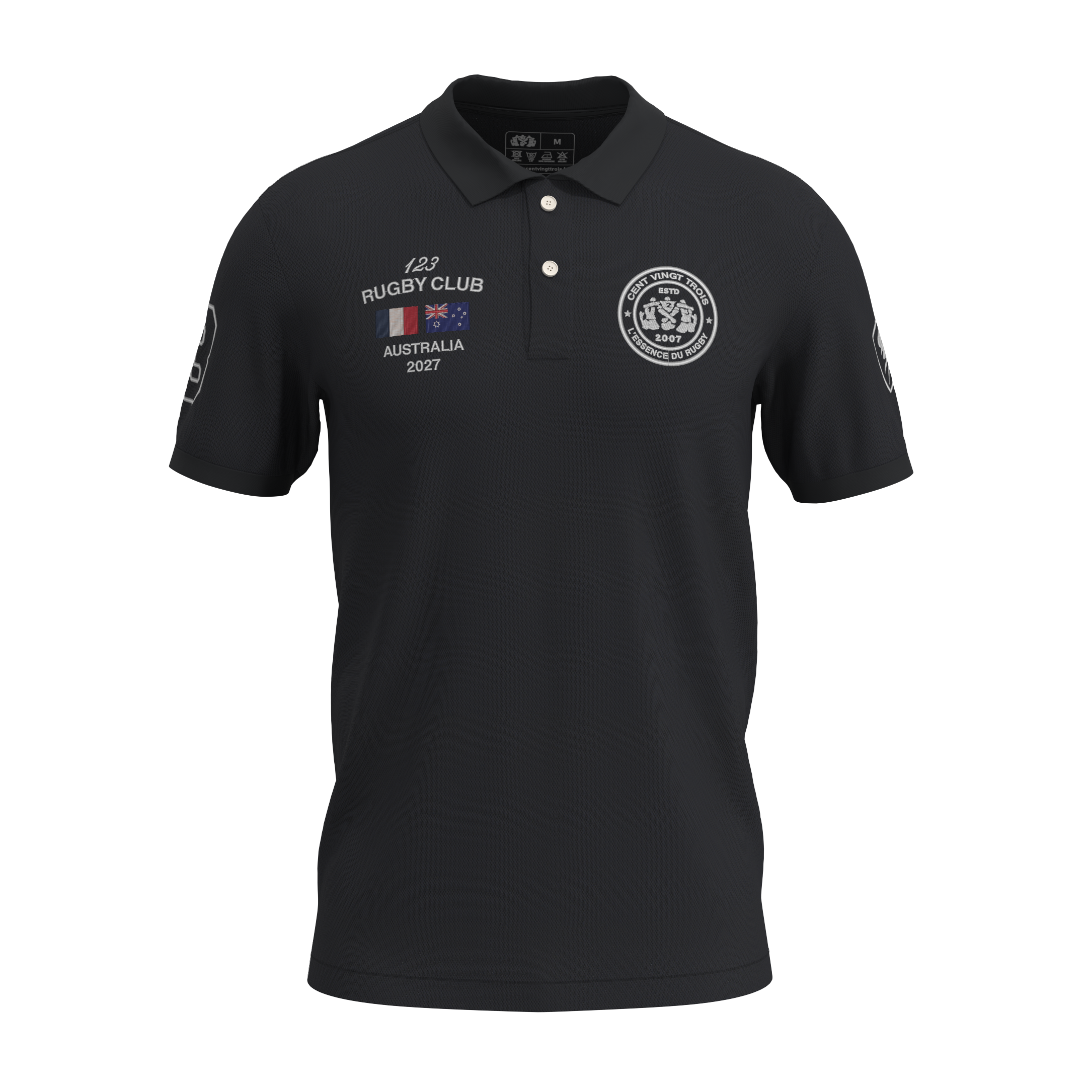 Polo Héritage AUSTRALIA - Brodée dans notre atelier à Béziers | Cent Vingt Trois