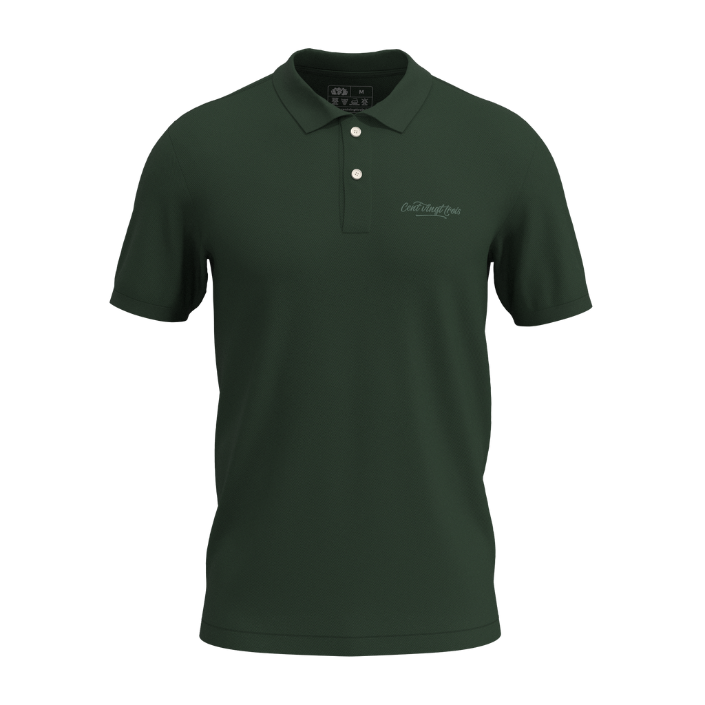 Polo Héritage Signature — Brodé dans notre atelier à Béziers | Cent Vingt Trois