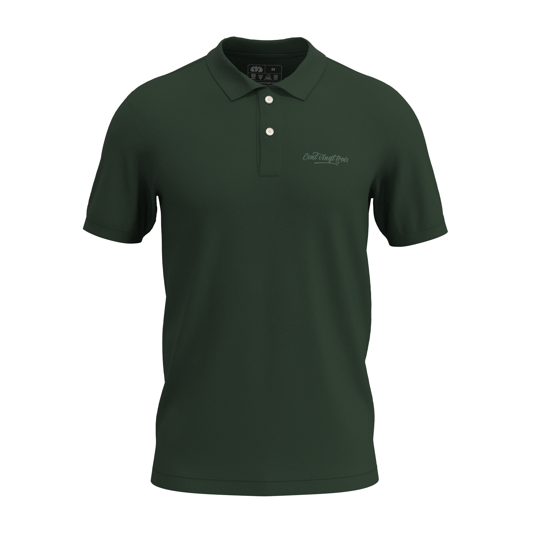 Polo Héritage Signature — Brodé dans notre atelier à Béziers | Cent Vingt Trois